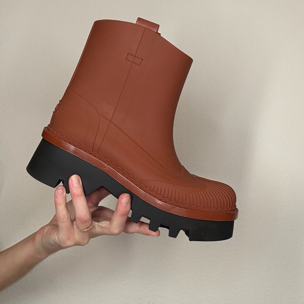 Chloe Rubber Chelsea Boots - 38 - Picture 3 of 5